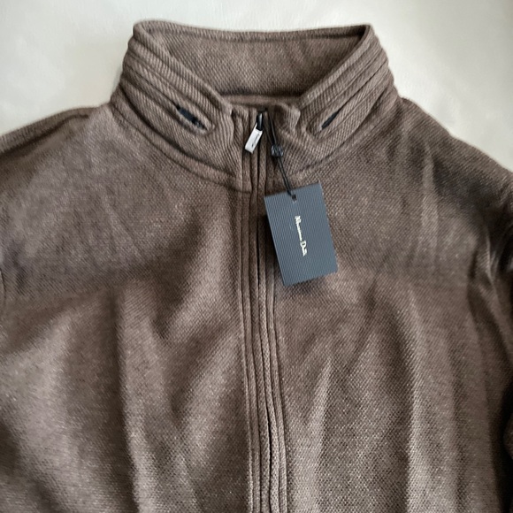NWT - Massimo Dutti Men’s Hideable Hood Cotton Zip Up Cardigan Size- Size XL - Picture 3 of 10